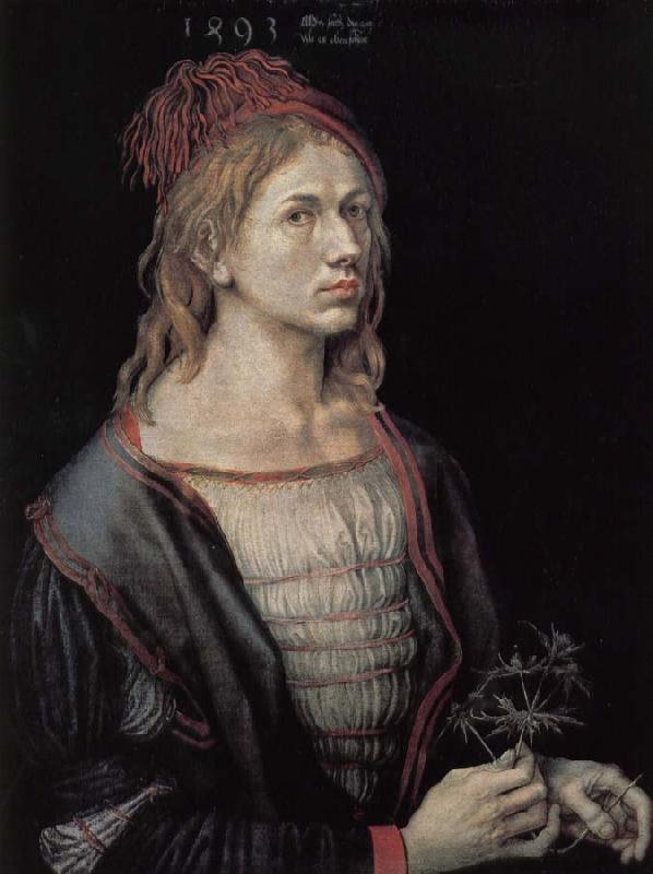 Albrecht Durer Artist self-portrait oil painting image
